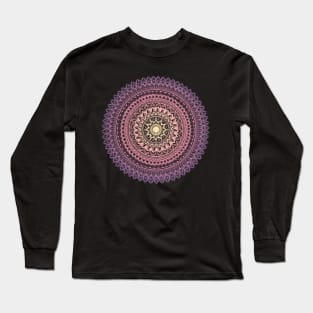 Pink and purple mandala scrub Long Sleeve T-Shirt